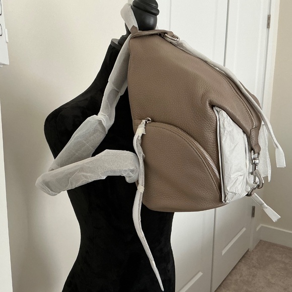 Rebecca Minkoff Large Leather Backpack with Silver Hardware (NEW) - Picture 13 of 14